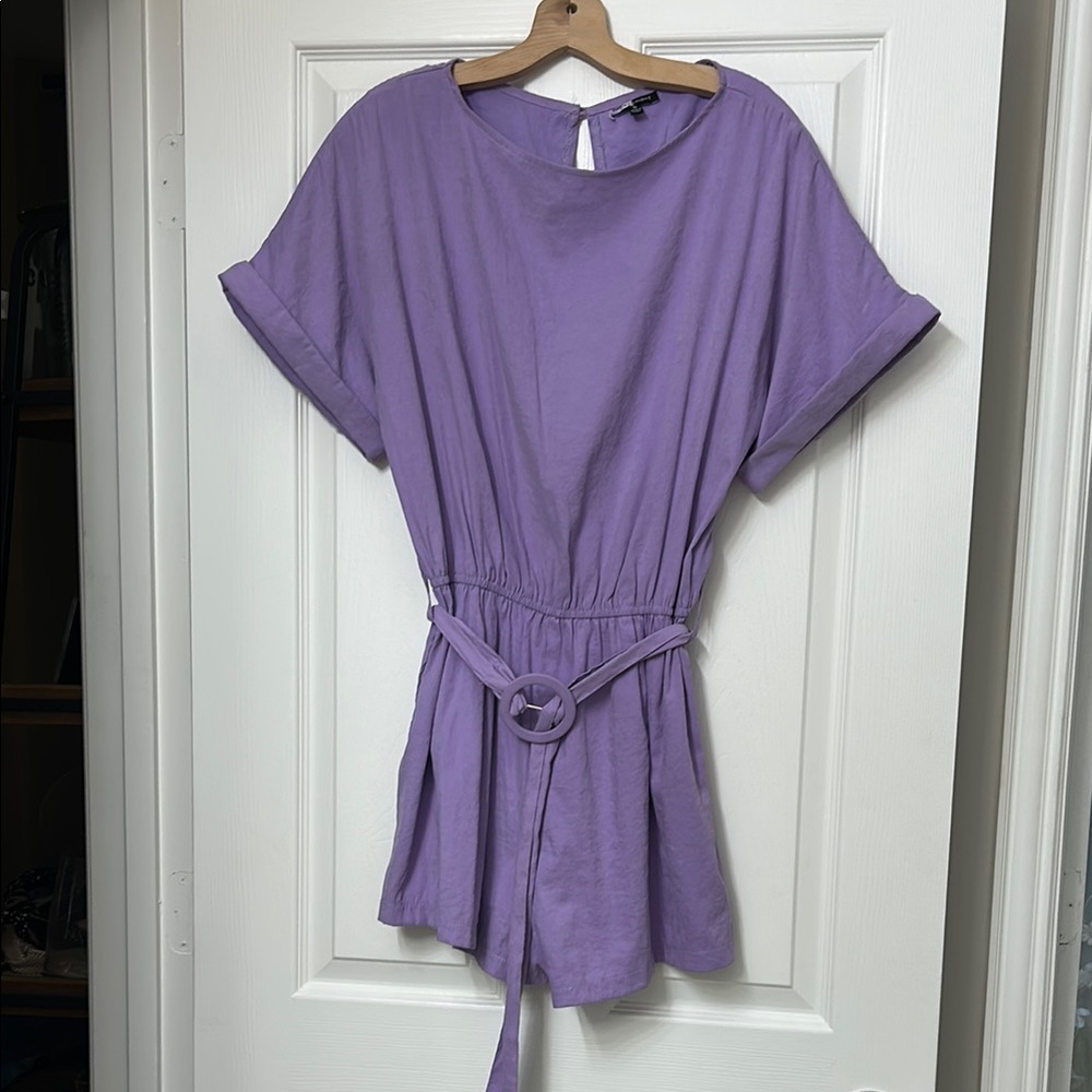 Elegant Purple Women's Romper